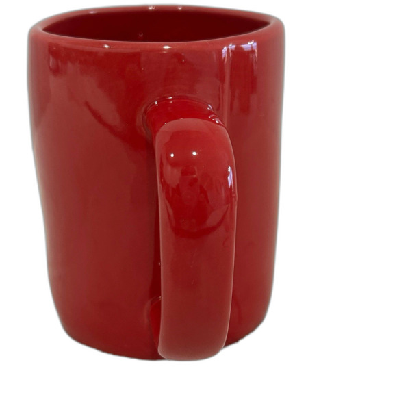 Rae Dunn Artisan Collection by Magenta “HO HO HO” Embossed Ceramic Christmas Mug - Picture 5 of 10